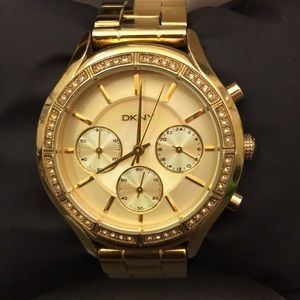 Donna Karan New York gold watch